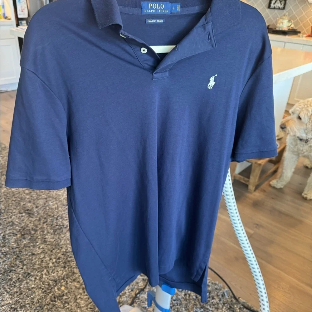 Polo by Ralph Lauren Men's White Striped Shirt